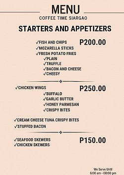 FOOD MENU P.3